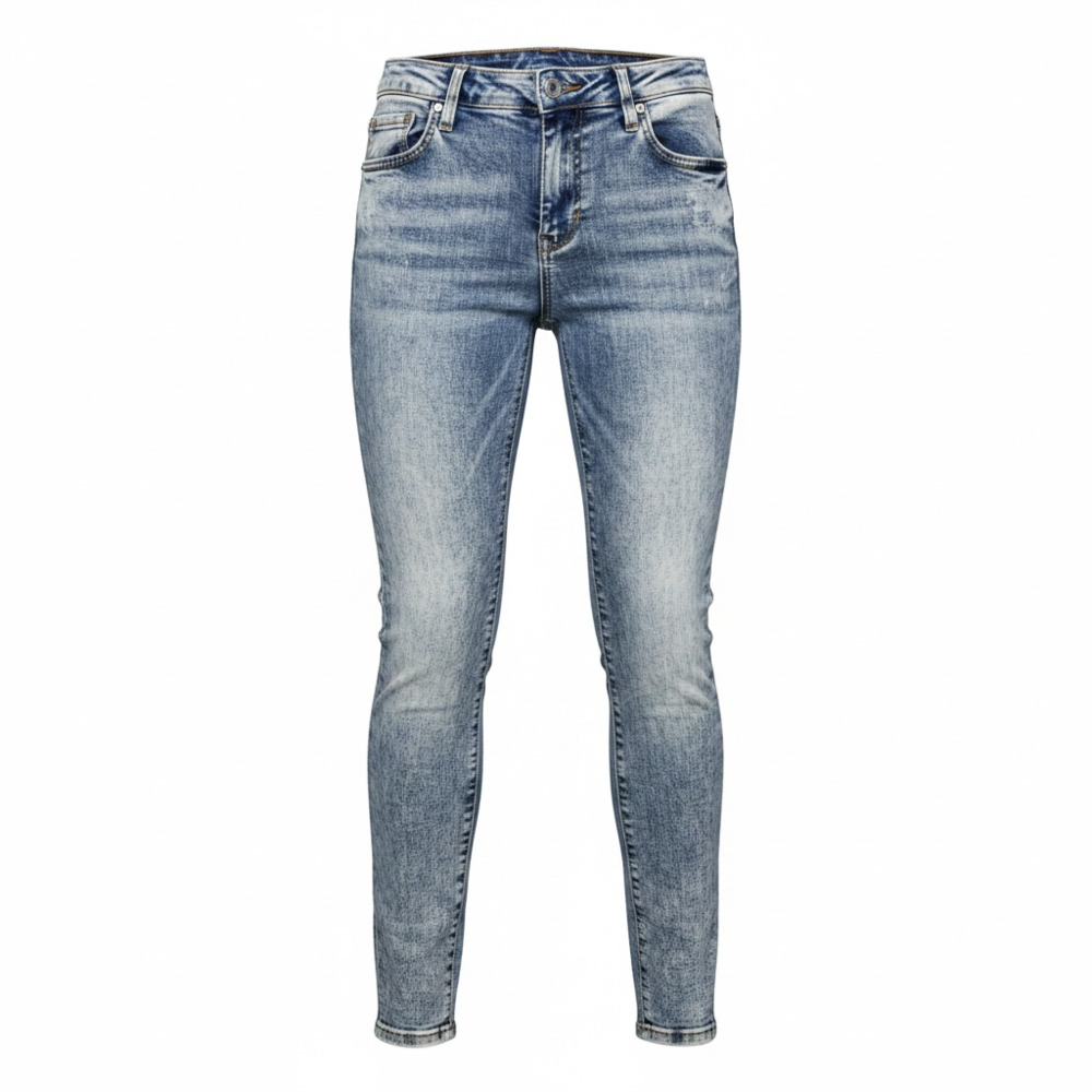 Truth Substance Women's Acid Wash Slim Fit Distressed Denim Jeans Size 10